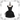 Crow Feather Pattern Gothic Lolita Lace Dress