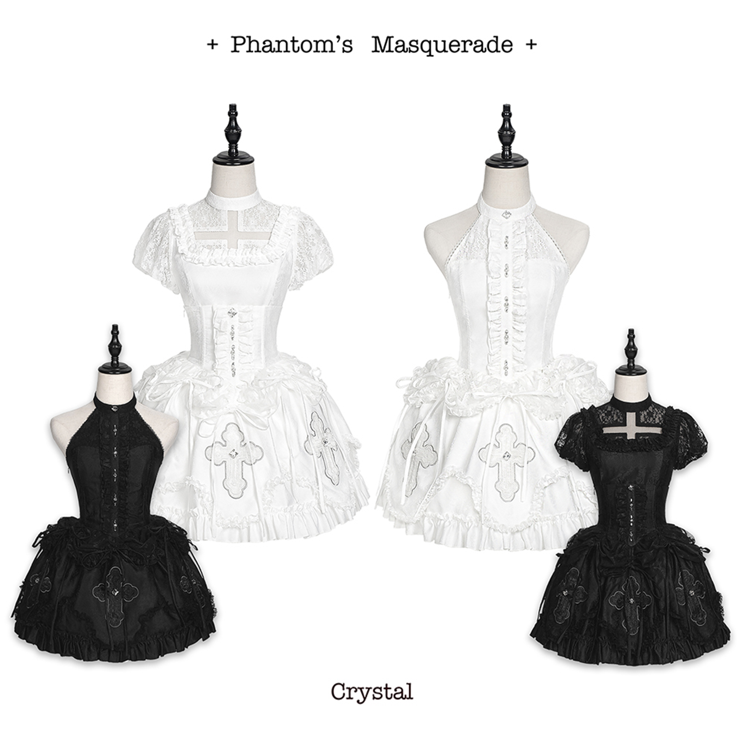 Crystal I Dark Gothic Lolita Cross Dress MORY HITOMI Crystal I Dark Gothic Lolita Cross Dress MORY HITOMI