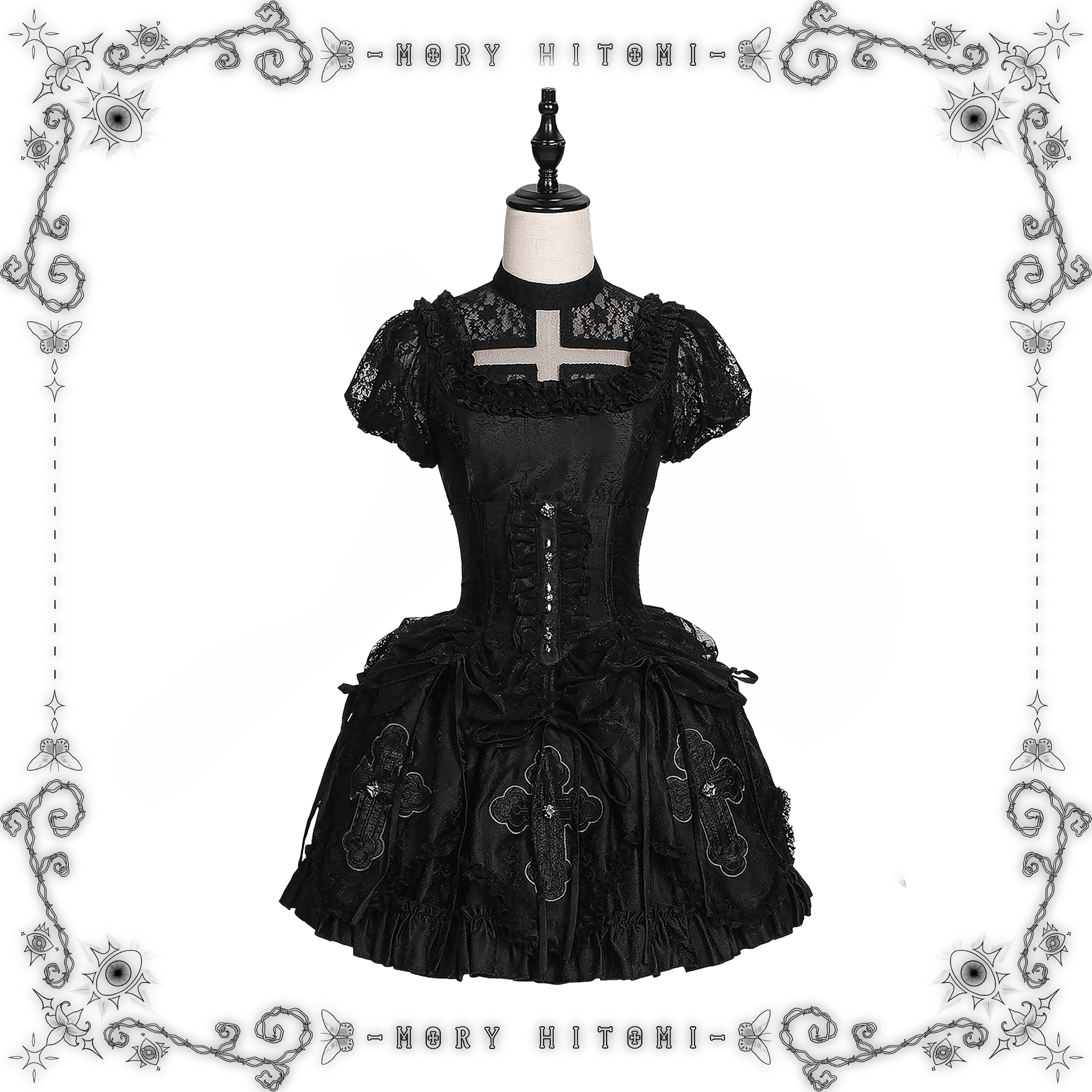 Crystal I Dark Gothic Lolita Cross Dress MORY HITOMI Crystal I Dark Gothic Lolita Cross Dress MORY HITOMI