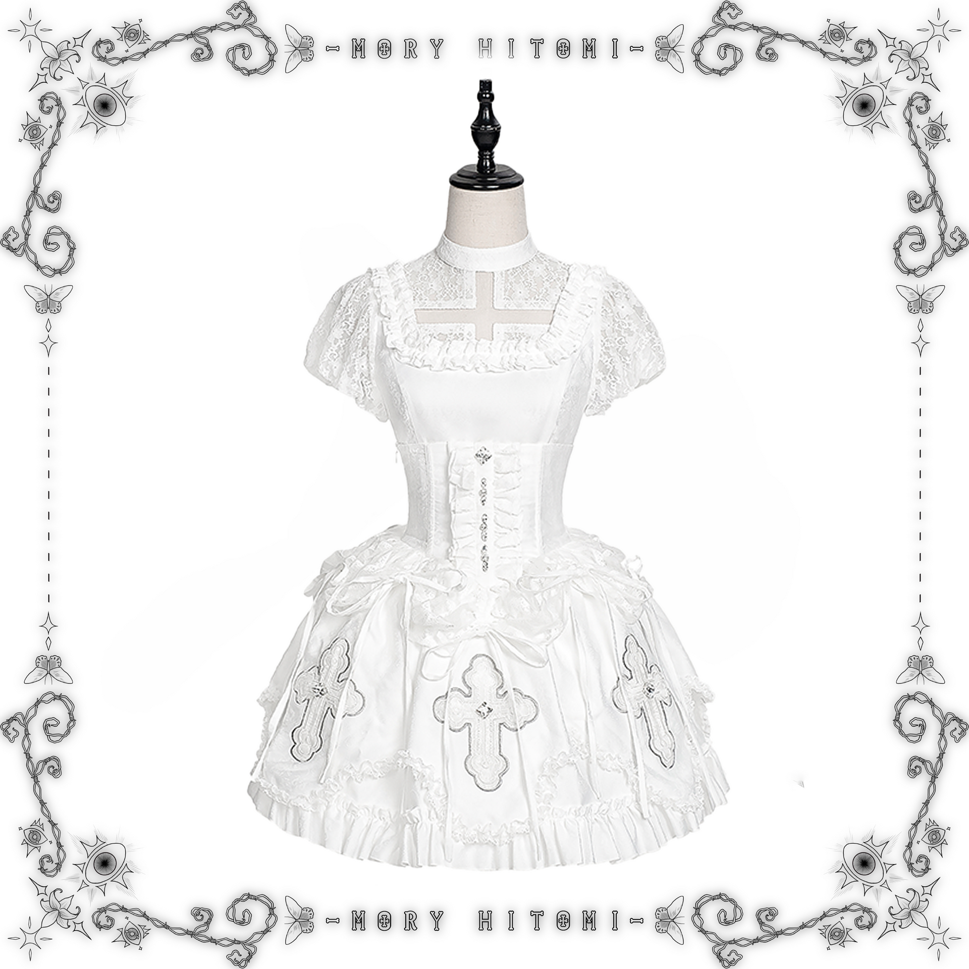 Crystal Dark Gothic Lolita Cross Dress  MORY HITOMI