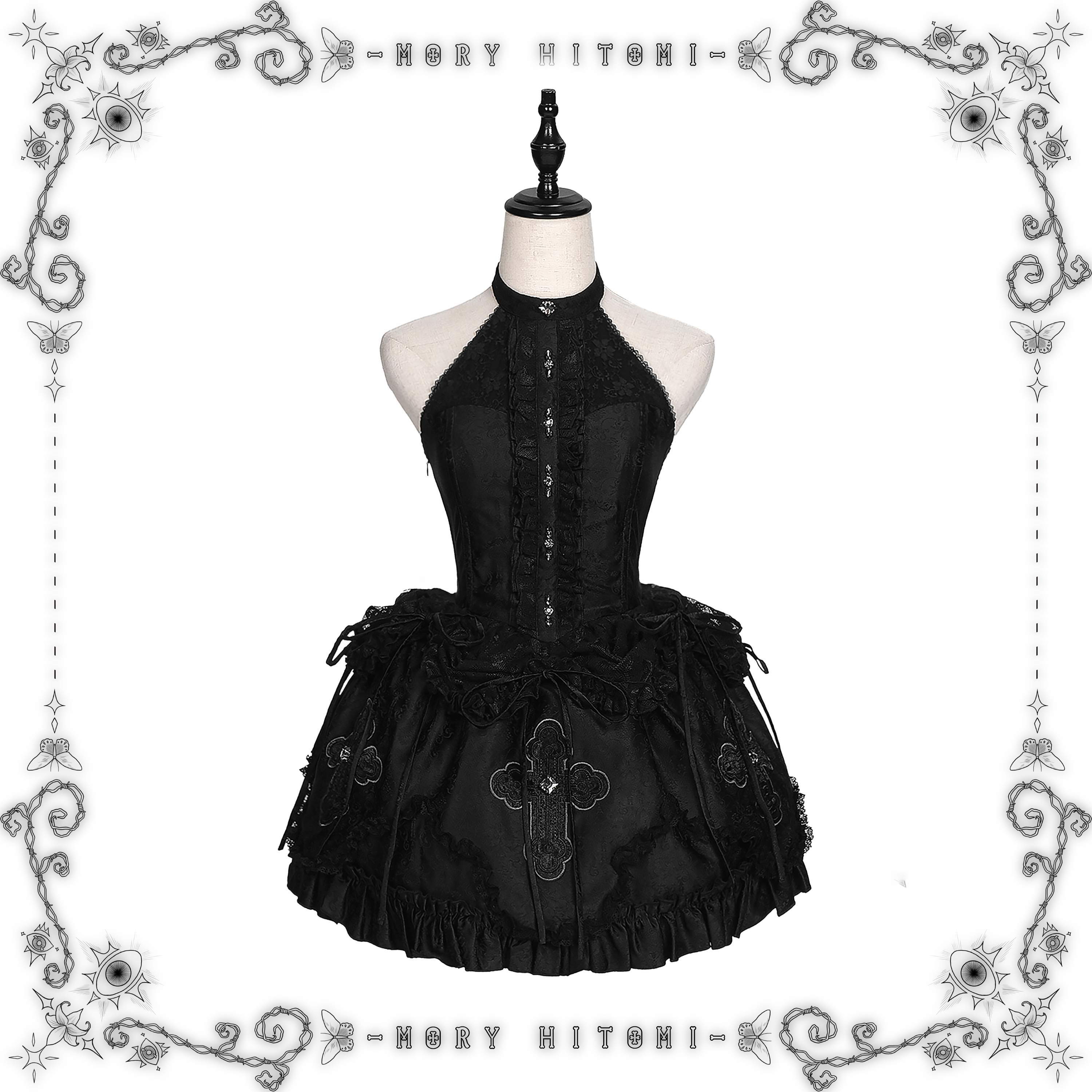 Crystal I Dark Gothic Lolita Cross Dress MORY HITOMI Crystal I Dark Gothic Lolita Cross Dress MORY HITOMI